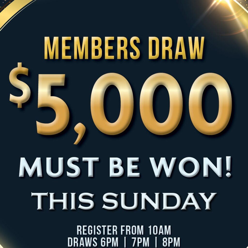 $5,000 Members Draw - Brighton Lakes